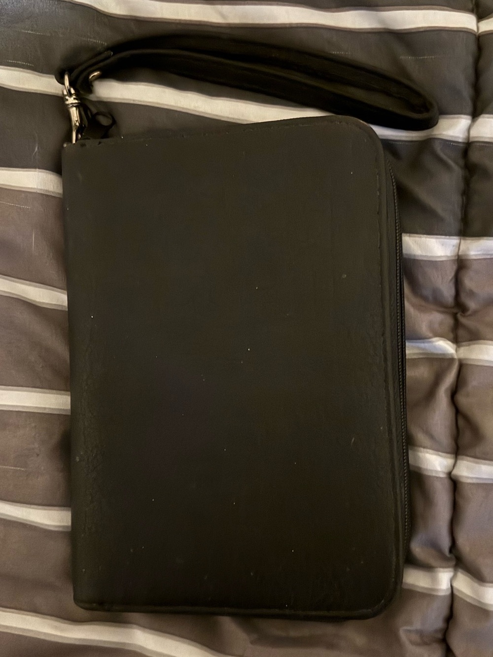 NEW  Black Leather Diary Agenda Planner Organizer - Unbranded